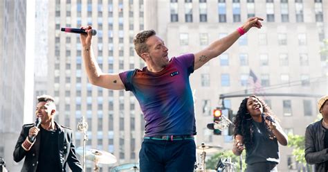 Coldplay performs live on the TODAY show plaza