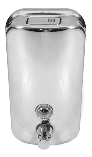 Dispenser Jabon Liquido Detergente Alcohol Baño Acero Inox