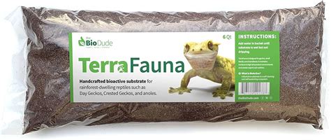 The Bio Dude Terra Fauna Bioactive Reptile Substrate For Terrariums And