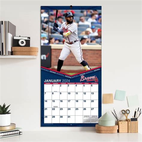 Atlanta Braves Calendar 2025 - Reina Charleen