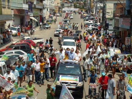 MIOLO BAIANO ÀS VÉSPERAS DO 1º TURNO CAMPANHA DE WAGNER AGITOU CAMACAN