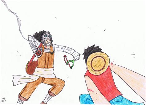 Usopp vs Luffy by Lobotomias on DeviantArt