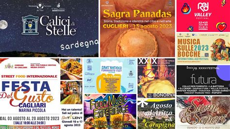 Weekend 11 12 13 Agosto 2023 Sagre Eventi Concerti In Sardegna