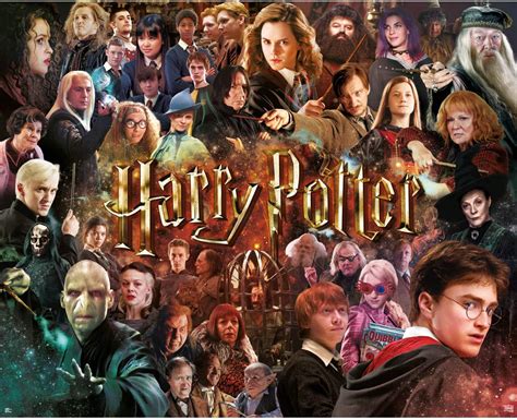 Harry Potter Jigsaw Puzzle 1000 Pieces Movie Collage Wizarding World