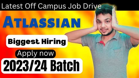 Very Big Hiring Drive Atlassian HPE 2023 2024 Batch Hiring