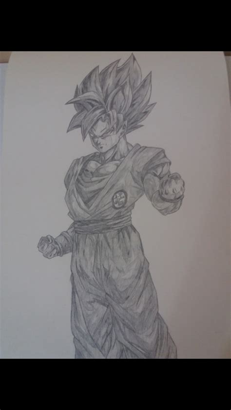 Goku Drawings In Pencil