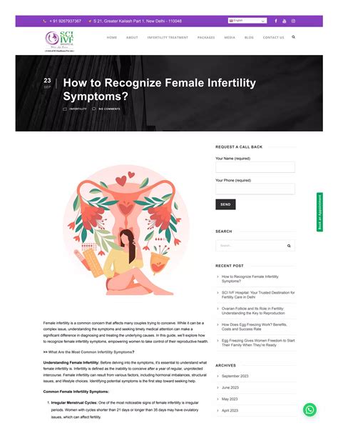 How To Recognize Female Infertility Symptoms Pdf