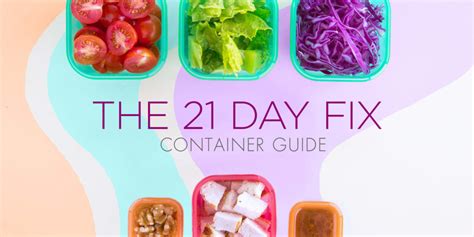 21 Day Fix Container Guide The Beachbody Blog