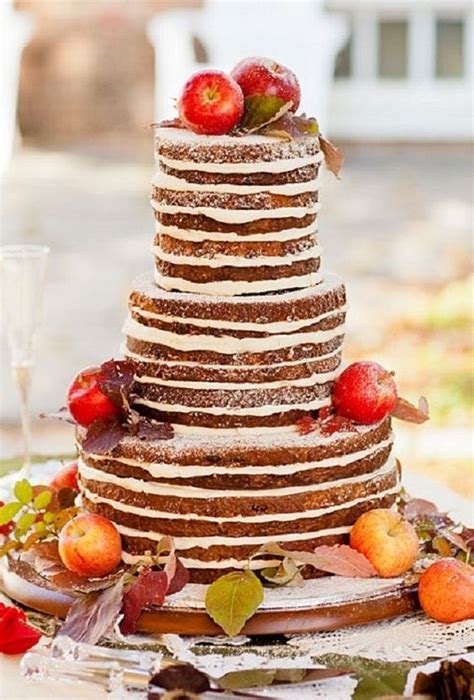 Naked Fall Wedding Cakes That Will Make Your Mouth Hot Sex Picture