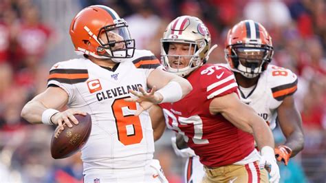 Nick Bosa brilliantly trolled Baker Mayfield with sack celebration