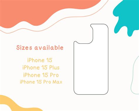 Iphone 15 Series Case Template Phone Case Template Svg Dxf Png Psd
