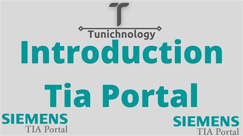 Tia Portal Introduction Youtube