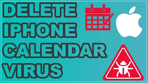 How To Delete Calendar Virus On Iphone Ipad Remove Iphone Calendar