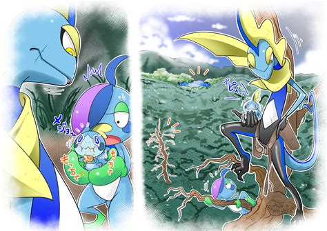 Sobble Inteleon And Drizzile Pokemon Drawn By Takigawageenito