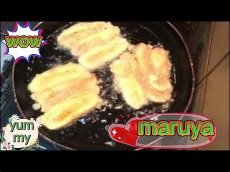 How To Cook Maruya Recipe Or Banana Fritter Paano Magluto Ng Maruya Sa