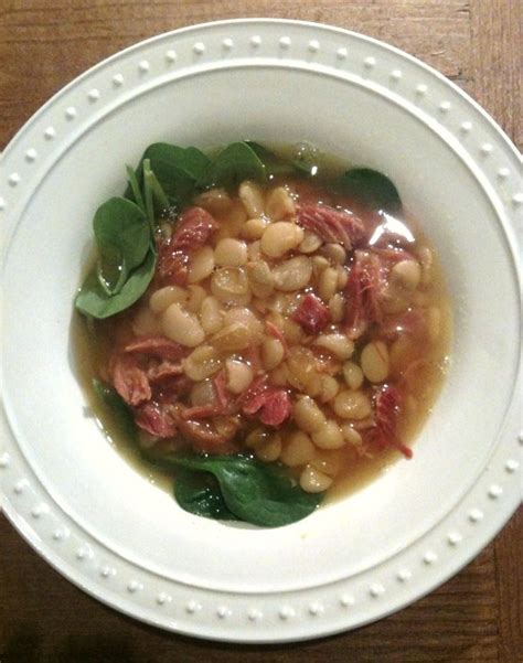 Baby Lima Bean and Ham Soup - ChiaChicks