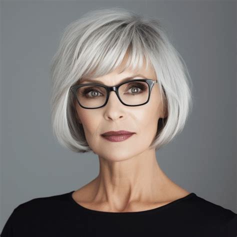 Elegant Hairstyles For Women Over With Glasses Elegant