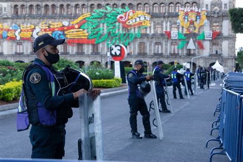 La Jornada Por festejos despliegan a 500 policías en primer cuadro