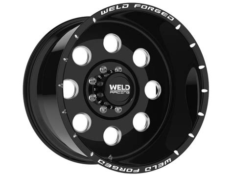 Weld Forged Milled Gloss Black Super Single III XT Wheels RealTruck