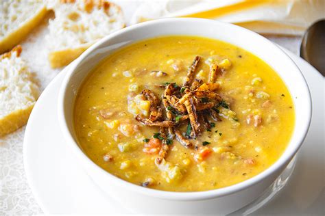 Yellow Split Pea Soup | The Cozy Apron