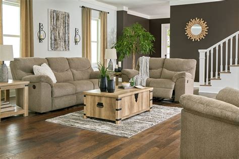 Ashley Furniture - Alphons - Briar - 3 Pc. - Reclining Sofa, Loveseat ...