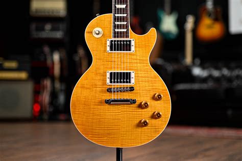 Gibson Les Paul Standard Plus Translucent Amber Guitar Gear Giveaway