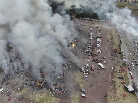 Mexico Fireworks Market Blasts Kill At Least 31 Injure Scores Today