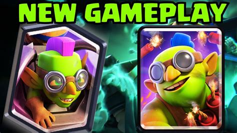 Goblin Machine Goblin Demolisher Gameplay New Clash Royale Update