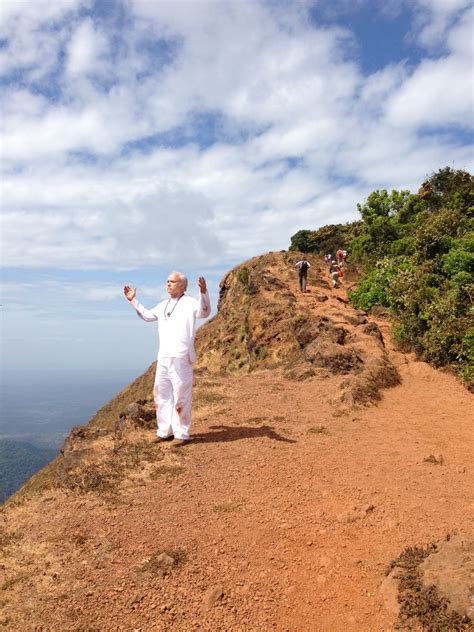 Kollur, India: The sacred mountain.