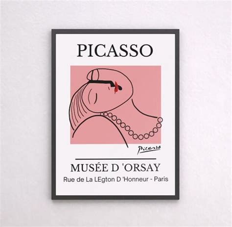 Pablo Picasso, Vintage Line Art, Digital Wall Art Print, Picasso ...