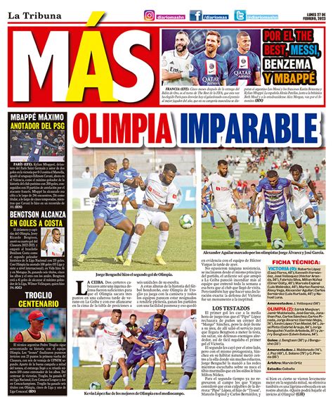 Olimpia Imparable Diario La Tribuna