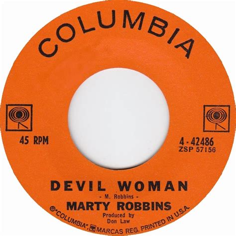 Marty Robbins Devil Woman Reviews Album Of The Year