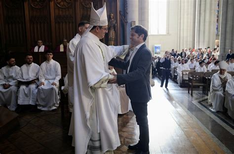 Con La Presencia De Kicillof Mestre Dio Su Primera Misa Como Arzobispo