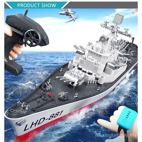 24 小时发货1/390 Military Battleship Toys Remote Control Battleship RC ...