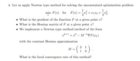 Answered 4 Let Us Apply Newton Type Method For… Bartleby