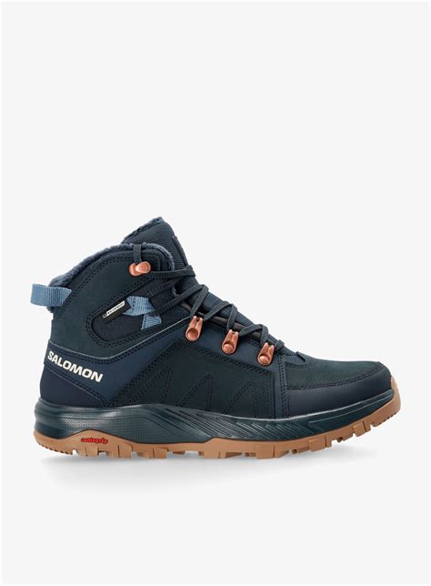 Buty Zimowe Damskie Salomon Outchill TS CSWP Carbon Carbon Sea