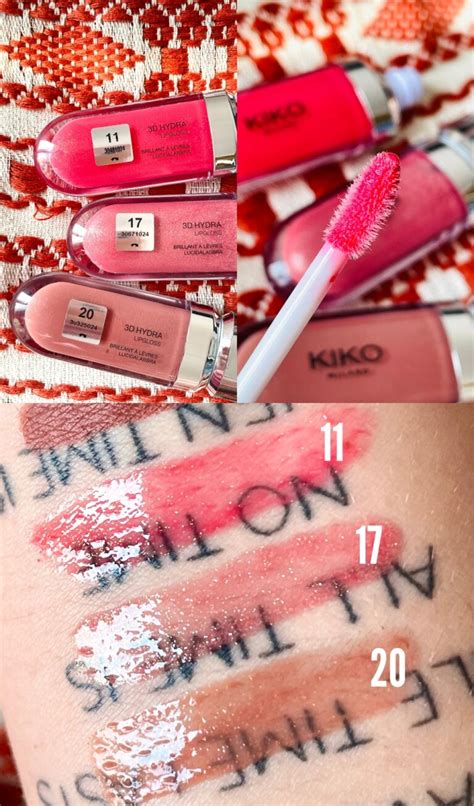 Kiko Smart Fusion Lip Liner Lipgloss Swatches Review