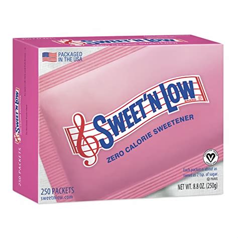 Sweetn Low Zero Calorie Sweetener 250 Count 8 8 Oz Pack Of 2