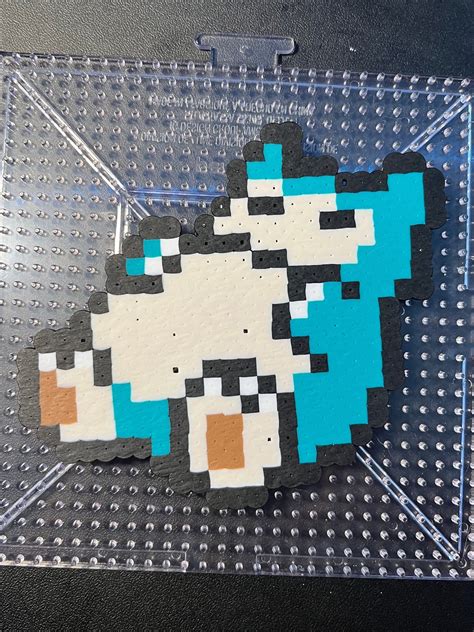 Perler Bead Snorlax Pokemon Art Etsy