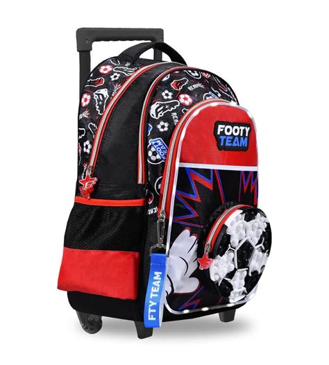 Mochila Footy C Carro F1791 Futbol Pop It 18 C Led Footy