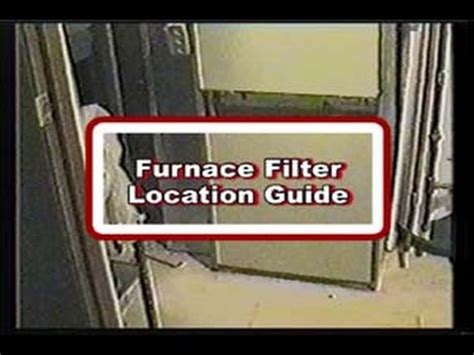 Mobile Home Furnace Filter Location | Review Home Co