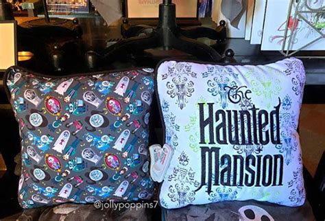 Pillow Matching Disney Dooney Haunted Mansion Bag In Disneyland The