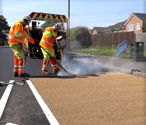 Uks Largest High Friction Surfacing Scheme A5 Smockington