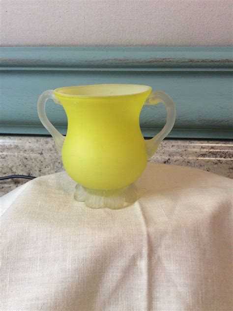 A Personal Favorite From My Etsy Shop Listing601107179small Yellow Vase