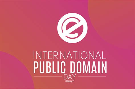 international public domain day january 1st vector illustration 4896034 ...