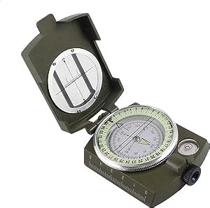 Amazon Waterproof Compass Metal Folding Outdoor Multifunction