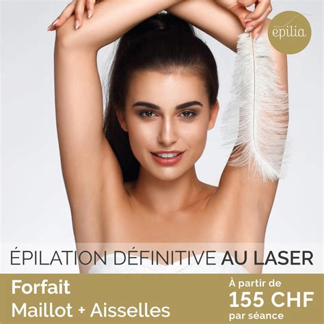 Epilation laser aisselles femme Genève Epilia Suisse