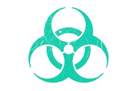 Blue Biohazard Logo