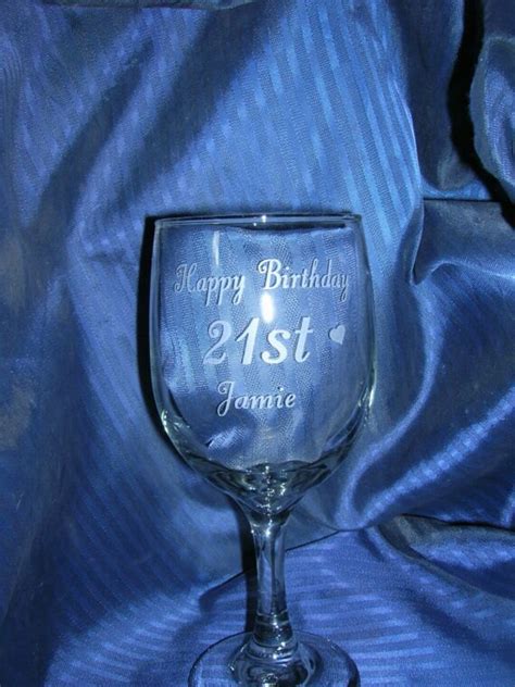 Custom Etched Wine Glass Custom Engraved Wine Glass Personalized Wine Glass Etched Toasting