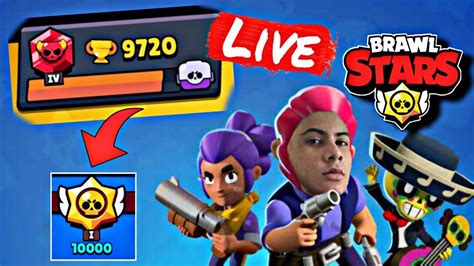 Chegando Aos Mil Trof Us No Brawl Stars Ao Vivo E Jogando Os